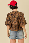 On The Wild Side Top- Leopard