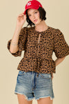 On The Wild Side Top- Leopard