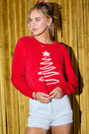 Oh What Fun Sweater- Red