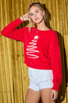 Oh What Fun Sweater- Red