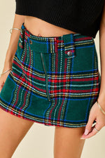 Season's Greetings Skort- Green