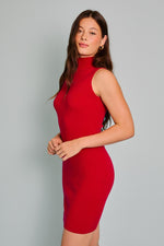 Got Me Thinking Christmas Dress- Red