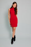 Got Me Thinking Christmas Dress- Red