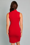 Got Me Thinking Christmas Dress- Red