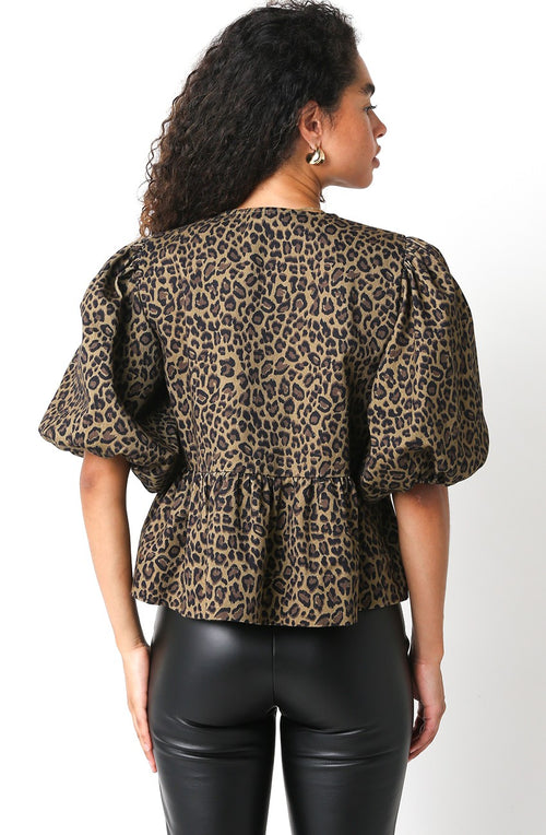 Rebel Child Top- Leopard