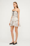 Polka Dot Party Dress- Off White