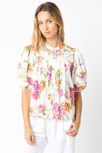 Top- White Floral