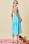 Amalfi Love Midi- Sky Blue