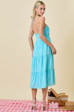 Amalfi Love Midi- Sky Blue