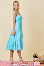 Amalfi Love Midi- Sky Blue