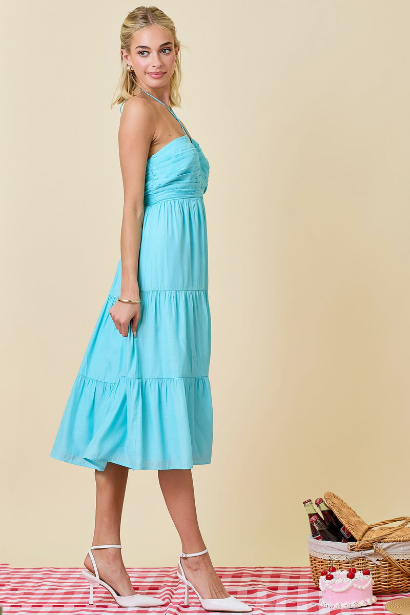 Amalfi Love Midi- Sky Blue
