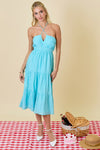 Amalfi Love Midi- Sky Blue