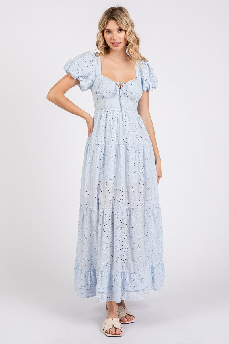 Under The Sun Maxi- Baby Blue