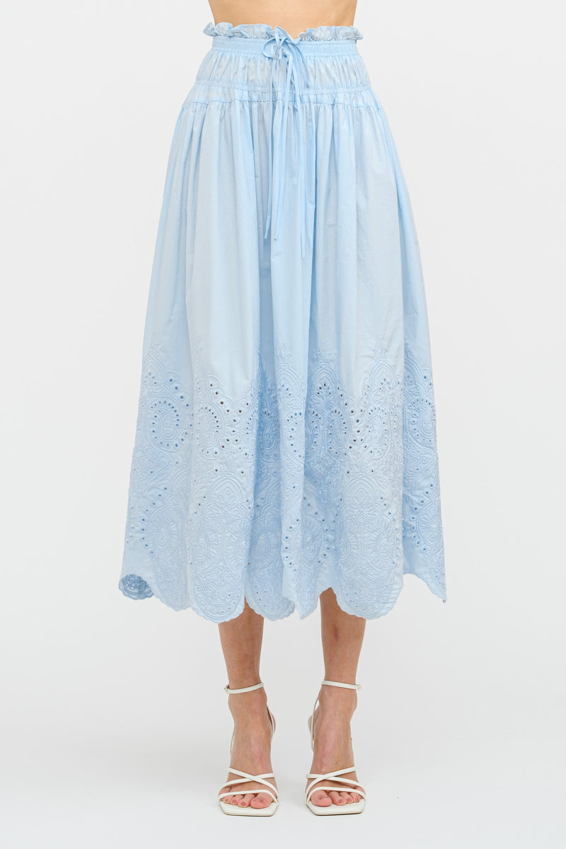 Make A Wish Skirt- Baby Blue