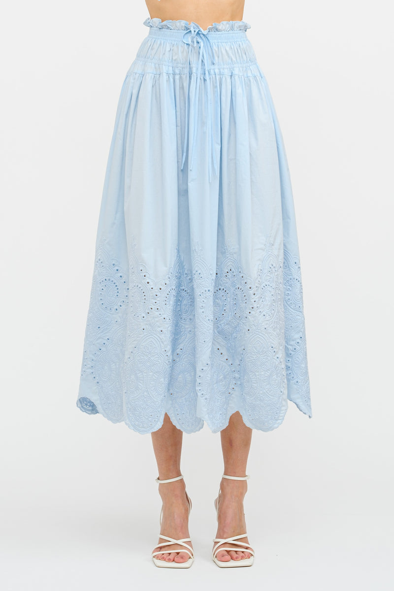 Make A Wish Skirt- Baby Blue