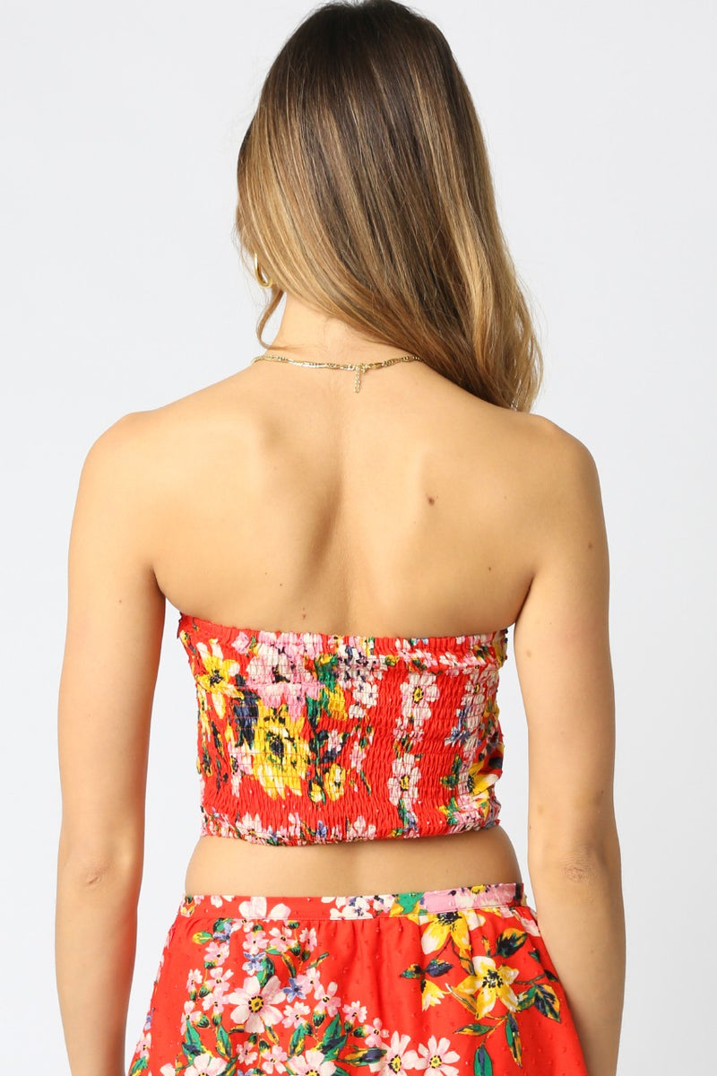 Top- Red Multi