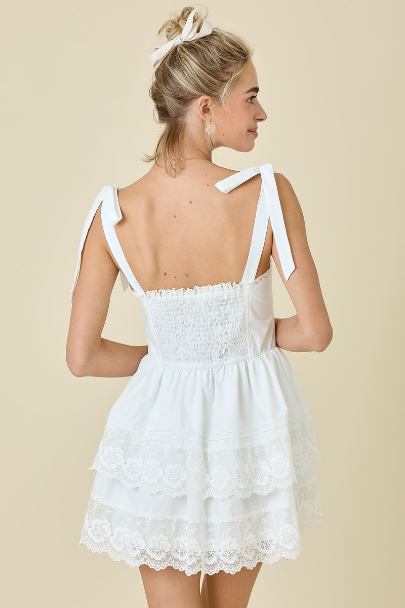 Easter Wishes Dress- Off White