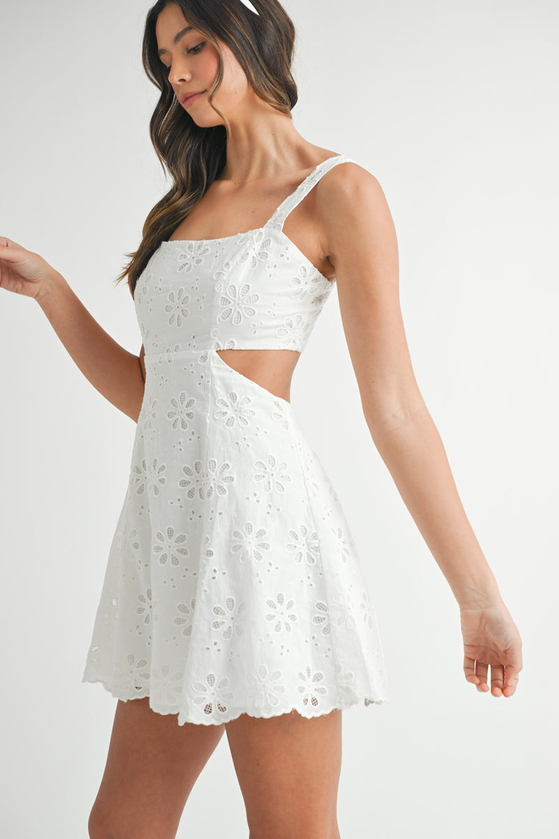Daisy Dress- Off White