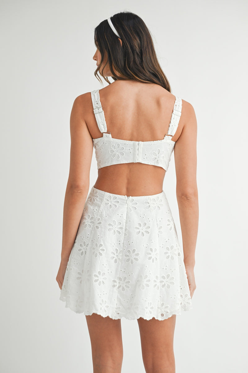 Daisy Dress- Off White