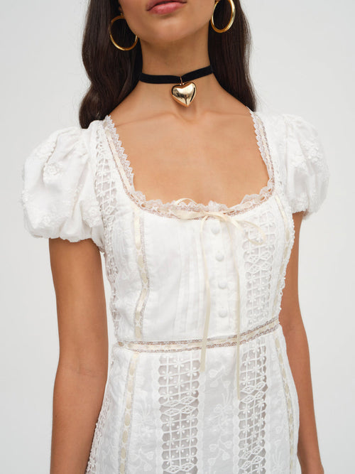 Tracy Mini Dress - White