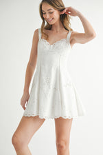 Buttercream Mini Dress- Off White