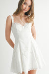 Buttercream Mini Dress- Off White