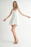 Buttercream Mini Dress- Off White