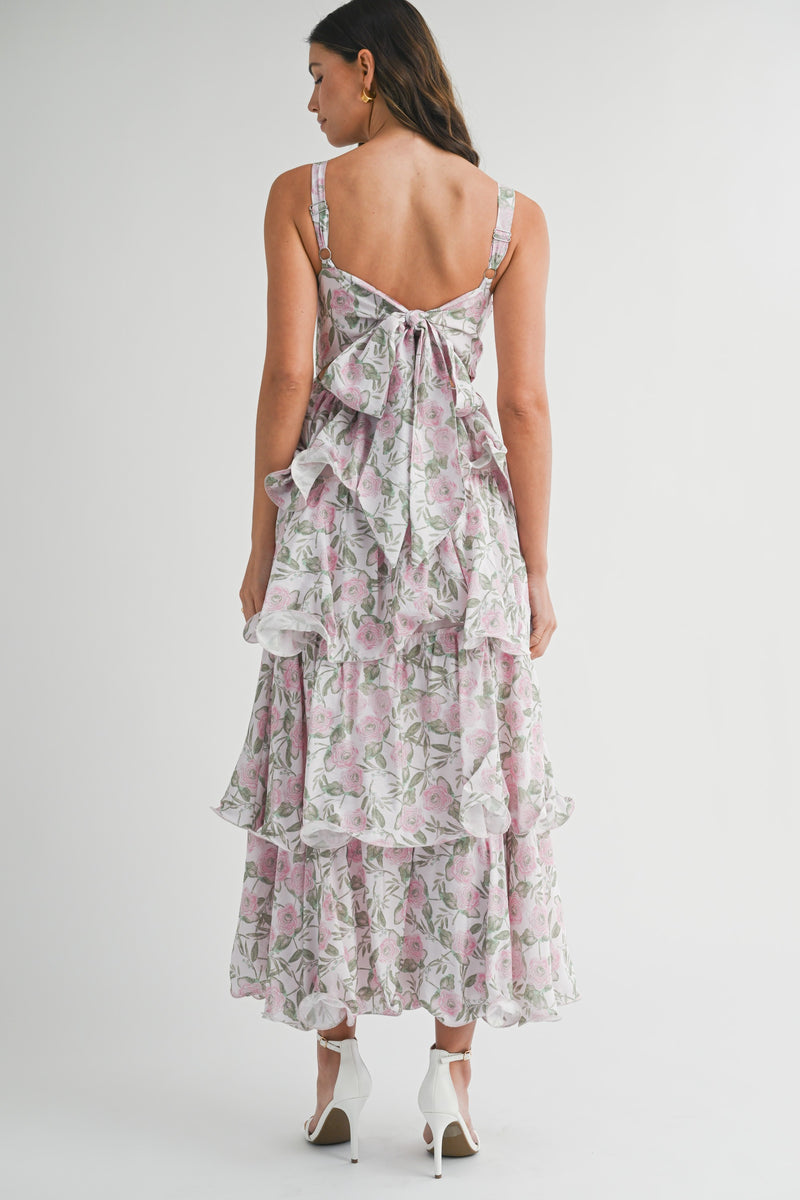 Sweet Surprise Maxi- Pink Floral
