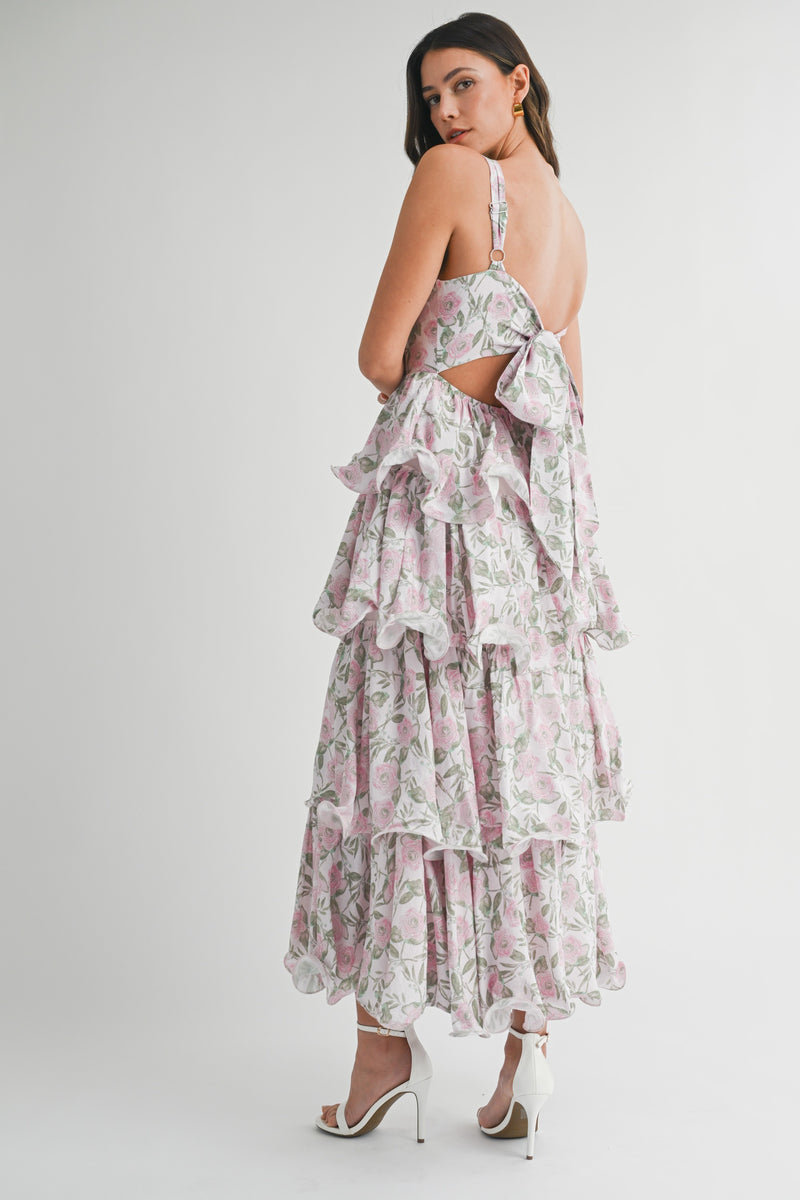 Sweet Surprise Maxi- Pink Floral