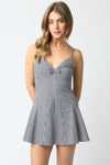 On Repeat Dress- Black Gingham
