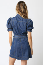 Live In The Moment Dress- Denim
