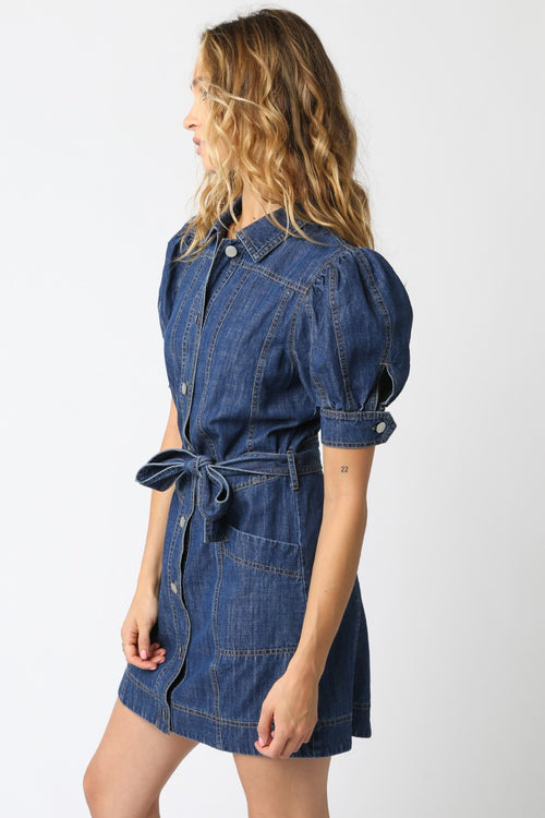 Live In The Moment Dress- Denim