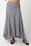 On Repeat Skirt- Black Gingham