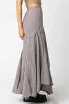 On Repeat Skirt- Brown Gingham
