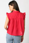Call From Fall Top- Deep Red