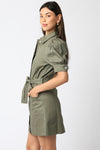 Falling For Dress- Olive