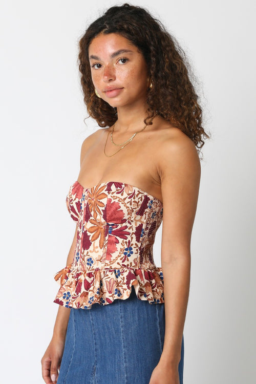 Spice Spice Baby Top- Cream Rust