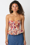 Spice Spice Baby Top- Cream Rust