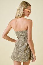 Autumn Calling Dress- Washed Leopard