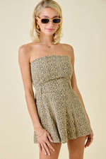 Autumn Calling Dress- Washed Leopard