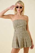 Autumn Calling Dress- Washed Leopard
