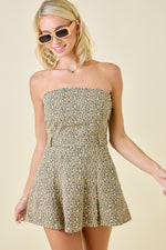 Autumn Calling Dress- Washed Leopard