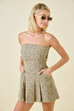 Autumn Calling Dress- Washed Leopard