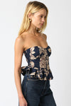 Top- Midnight Blue Cream