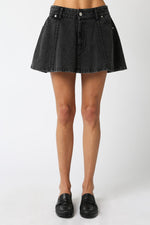 Skirt- Black Denim