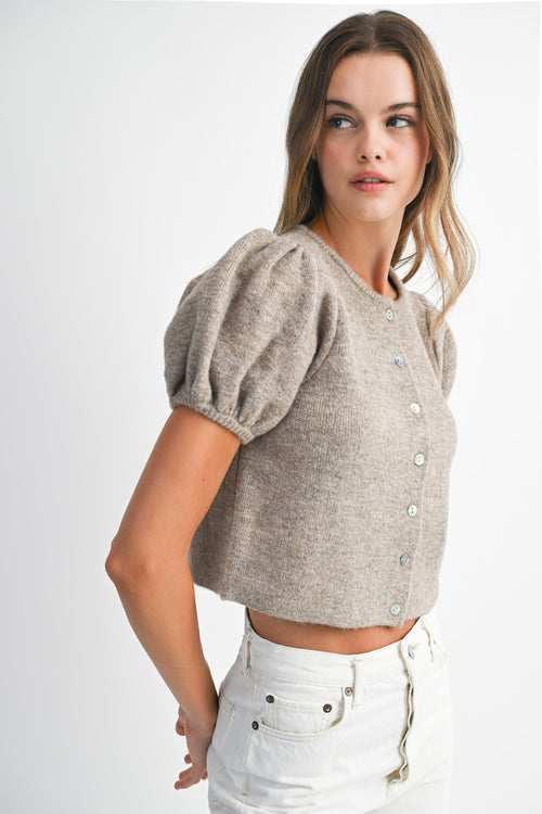 Everything’s Sweeter Top- Mocha