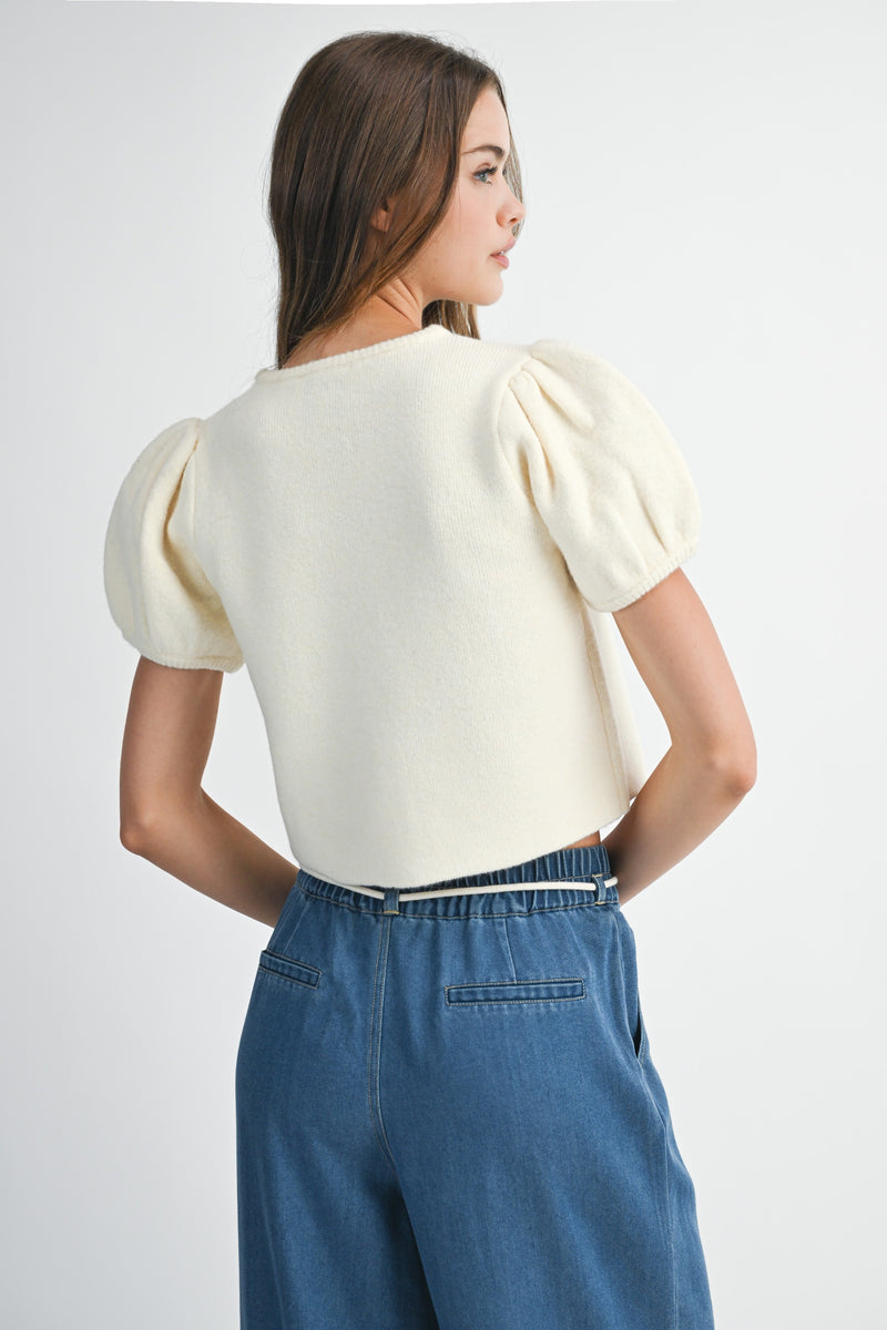 Everything’s Sweeter Top- Cream