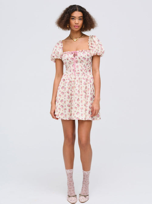 Etienne Mini Dress- Pink