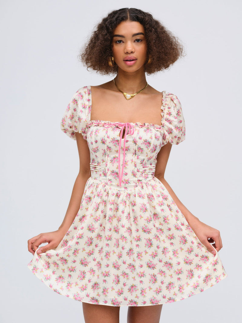 Etienne Mini Dress- Pink