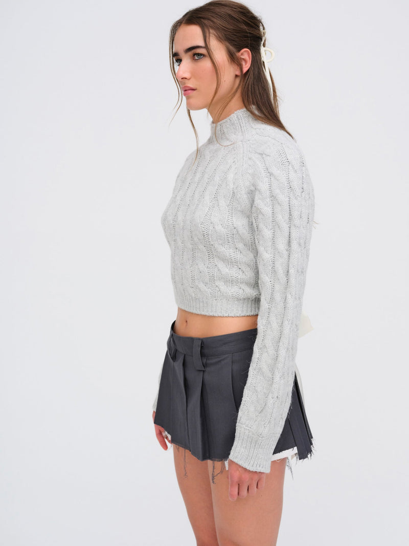 Lise Chunky Sweater- Grey